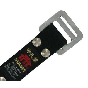 KA-ONE Noir pressions chrome et boucle aluminium